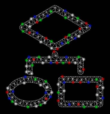 Flash Spotlar ile parlak mesh ağ algoritması