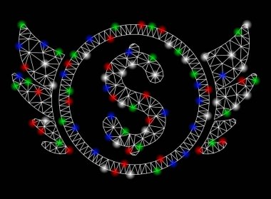 Parlak Mesh karkas ışık Spotlar ile melek yatırım