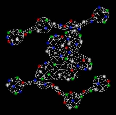 Hafif Spotlar ile parlak Mesh karkas kitle trendleri