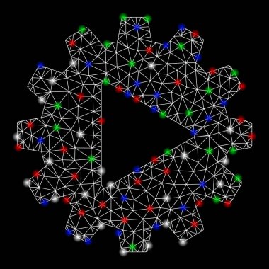 Flare Spotlar ile parlak Mesh Network Automation Gear