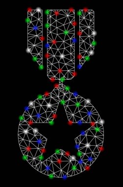 Flare Spotlar ile parlak Mesh karkas Ödülü