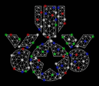 Flare Spotlar ile Bright mesh ağ Ödülleri