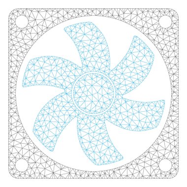 Klima poligon çerçeve vektör Mesh Illüstrasyon