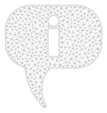 Çokgen çerçeve vektör Mesh Illustration hakkında