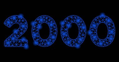 Parlak Örgü Ağı Flare Benekli 2000 Sayılı Metin