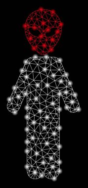 Flare Benekli Parlak Ağ UzaylısıName