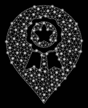 Flash Spotlu Parlak Mesh 2d Ödülü Mühür İşaretleyici