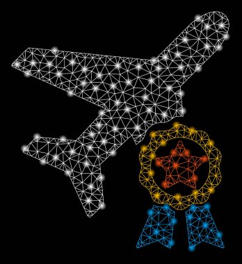 Flash Spotlu Parlak Kafes Karkas Uçak Sertifikası