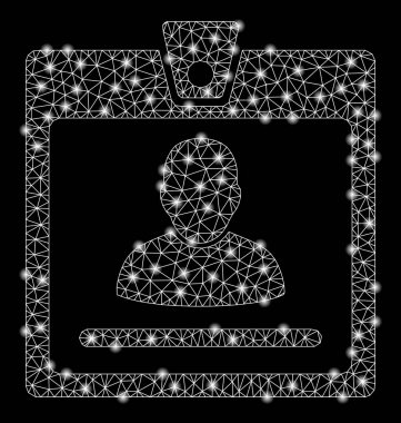 Parlak Ağ Erişim Rozeti Fişek Noktaları