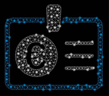 Flash Spotlu Parlak Kafes Karkas Euro Erişim Kartı