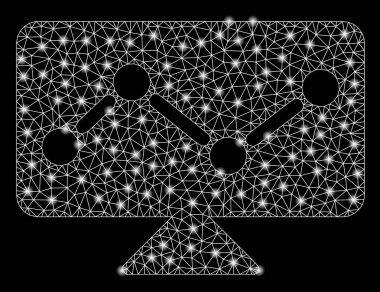 Parlama Noktaları ile Parlak Örgü Karkas Analiz İzleme