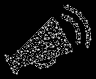 Parlak Ağ Fişek Benekli Megafon Bütçesi