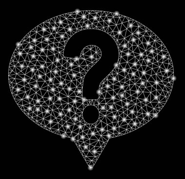 Parlak Örgü Karkas Parlama Noktalar ile sor