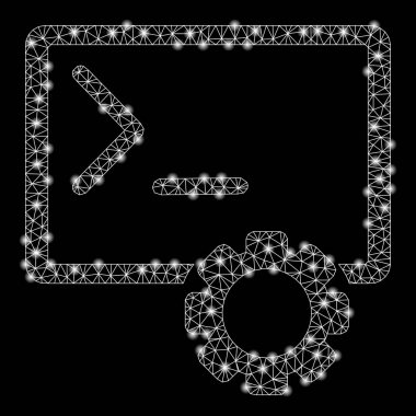 Flash Spotlu Parlak Kafes Ağ KonsolU Yönetimi