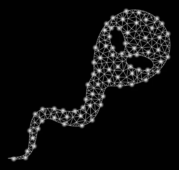 Flash Spotlu Parlak Kafes 2d Alien Spermatozoon