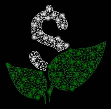 Parlak Mesh 2D tarım başlangıç Flash Spotlar ile