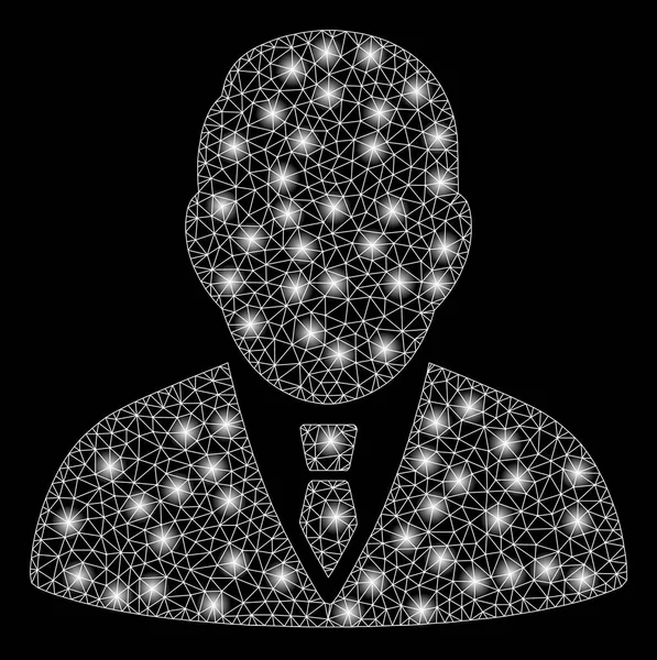 Parlama Spotlu Parlak Örgü Tel Çerçeve Boss