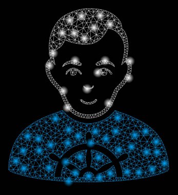 Flash Spotlu Parlak Kafes Ağ Kaptanı