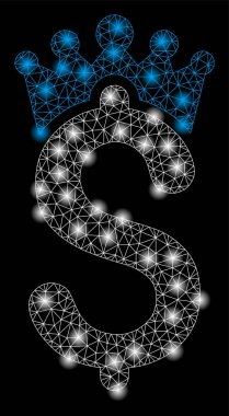 Parlama Spotlu Parlak Örgü 2d İş Tacı