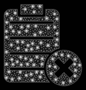 Parlama Noktalar ile Parlak Örgü Karkas İptal Testi