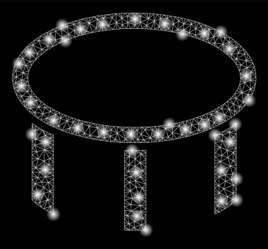 Işık Lekeleri ile Parlak Örgü 2d Brülör Nozul