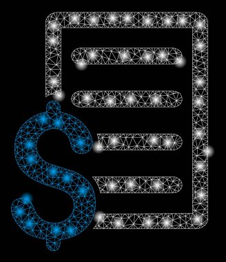 Flash Spotlar ile Parlak Mesh 2d İş Sözleşmesi