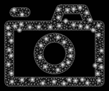 Işık Noktalı Parlak Kafes Karkas Kamera