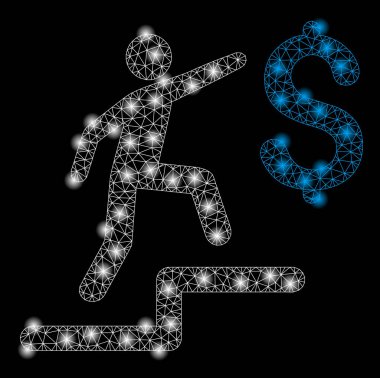 Işık Noktalar ile Parlak Mesh Ağ İş Adımları