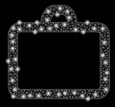 Flaş Spotlu Parlak Kafes 2D Kasa