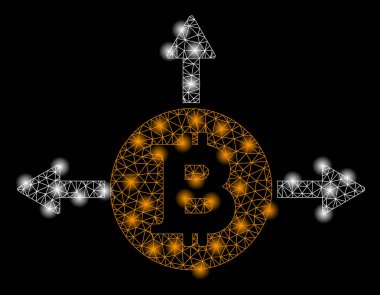 Işık Lekeleri ile Parlak Örgü Karkas Bitcoin Varyant Yönleri
