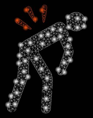 Flash Spotlu Parlak Örgü 2d Sırt Ağrısı