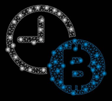 Flash Spotlu Parlak Mesh 2d Bitcoin Kredi Saati
