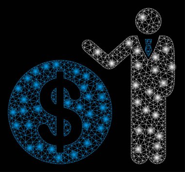 Flash Spotlu Parlak Örgü 2d Banker