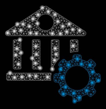 Işık Noktalı Parlak Kafes Karkas Banka Seçenekleri