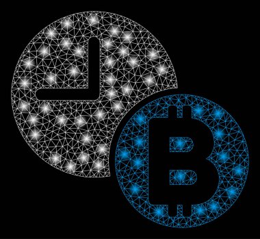 Flash Spotlu Parlak Mesh 2d Bitcoin Kredi Saati