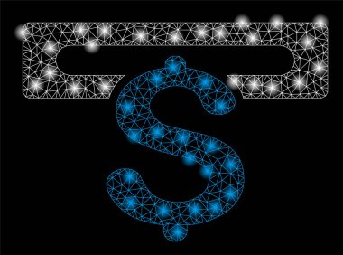 Flash Spotlu Parlak Örgü 2d Bankacılık Makinesi