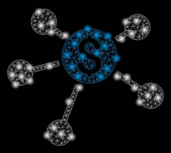 Flash Spotlu Parlak Örgü Tel Çerçeve Banka Şubeleri