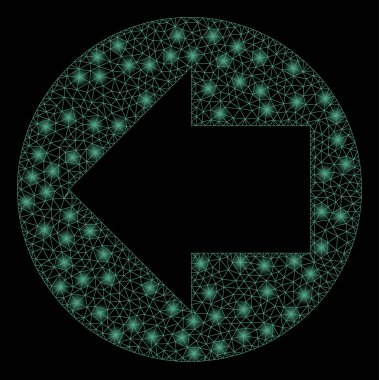 Işık Noktalı Parlak Kafes 2d Arka Yön