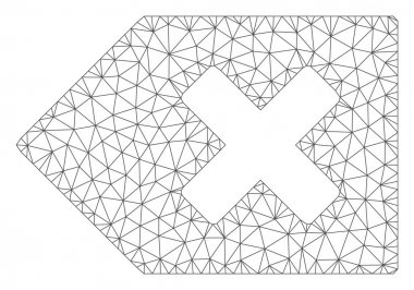 Backspace Vektör Mesh Ağ Modeli