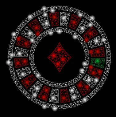 Altın Kare Desen Casino Rulet