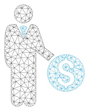 Banker Vektör Örgü 2d Model