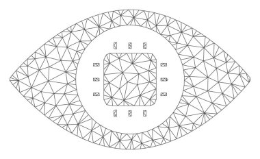 Biyonik Göz Devresi Vektör Örgü 2d Model