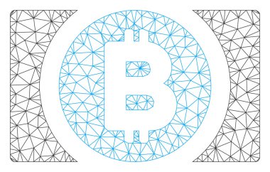 Bitcoin Nakit Vektör Örgü Karkas Modeli