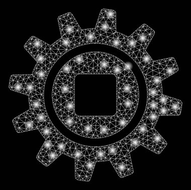 Altın Kare Desen Dişli