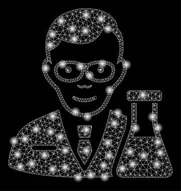 Altın Kare Mozaik Kimyager