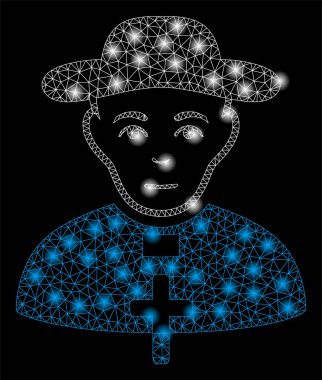 Altın Kare Desen Katolik Çoban