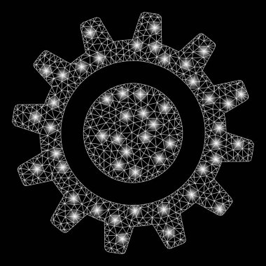 Altın Kare Desen Dişli