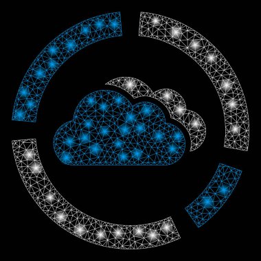 Altın Kare Mozaik Bulut Diyagramları