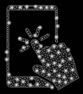 Altın Kare Desen Tıklayın Akıllı Telefon