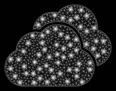 Altın Kare Mozaik Bulutlar